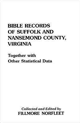 Bible Records of Suffolk and Nansemond County Reader