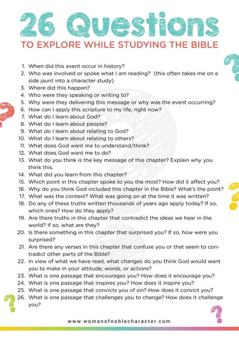 Bible Study Fellowship Answers Questions PDF