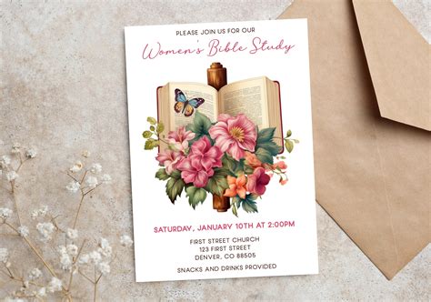 Bible Study Invitation Template