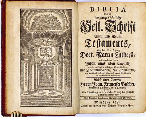 Biblia Das Ist Die Ganze Heilige Schrift Alten Und Neuen Testaments Nach Deer Deutschen Uebersetzung D Martin Luthers Reader