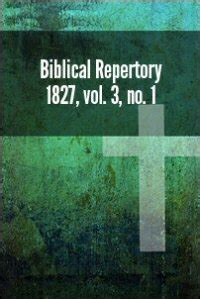 Biblical Repertory Volume 3 Reader