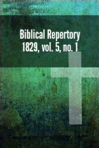 Biblical Repertory Volume 3 Reader