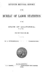 Biennial Report of the Bureau of Labor Statistics of the State of California PDF