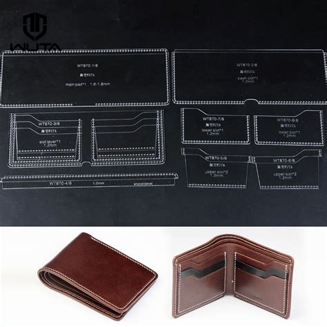 Bifold Leather Wallet Template