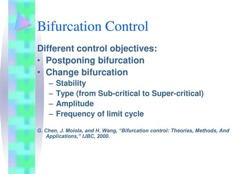 Bifurcation Control Theory and Applications PDF