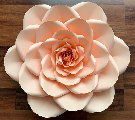 Big Paper Flowers Template