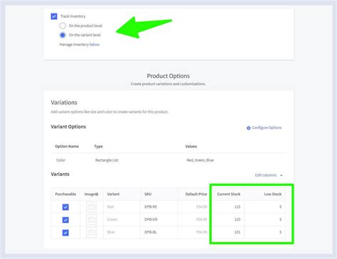 BigCommerce Stock Alerts - Stock Threshold Setting