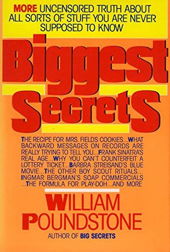 Biggest Secrets More Uncensored Truth About All Sorts of Stuff You Are Never Supposed to Know PDF