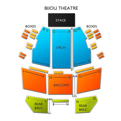 Bijou Seating Chart Knoxville