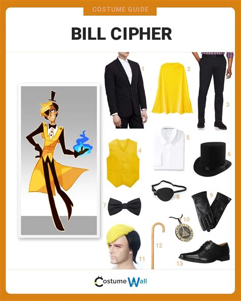 Bill Cipher Outfit: A Comprehensive Guide to the Enigmatic Triangle's Apparel