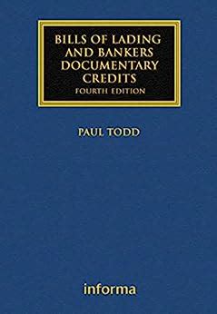 Bills of Lading and Bankers Documentary Credits Maritime and Transport Law Library PDF