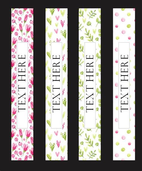 Binder Cover Spine Template