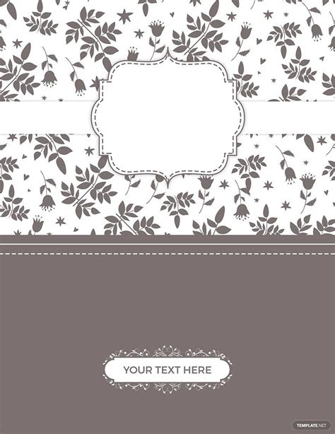 Binder Cover Template Free