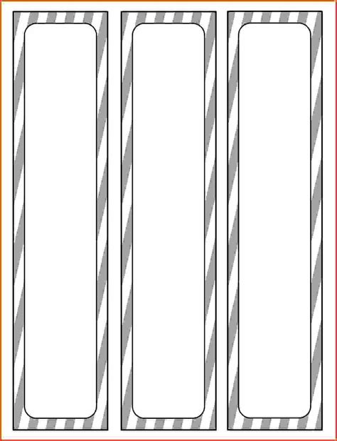 Binder Spine 1 Inch Template