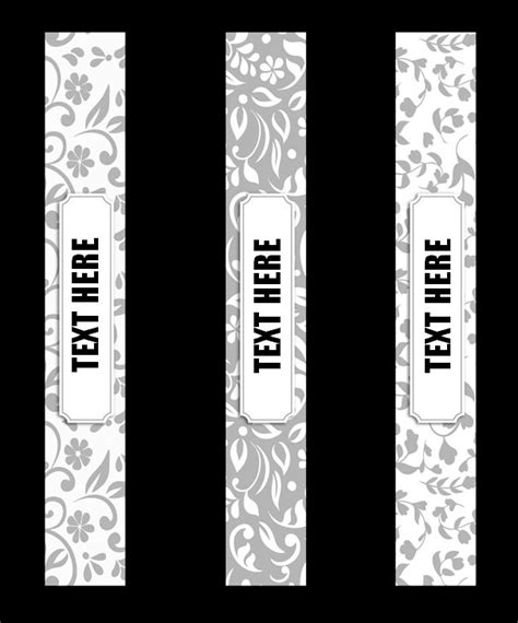 Binder Spine Cover Templates