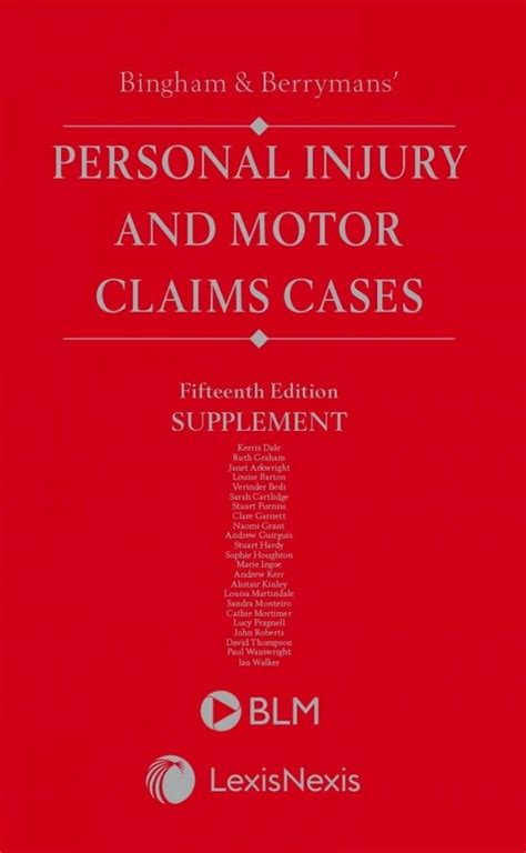 Bingham and Berrymans Motor Claims Cases Kindle Editon