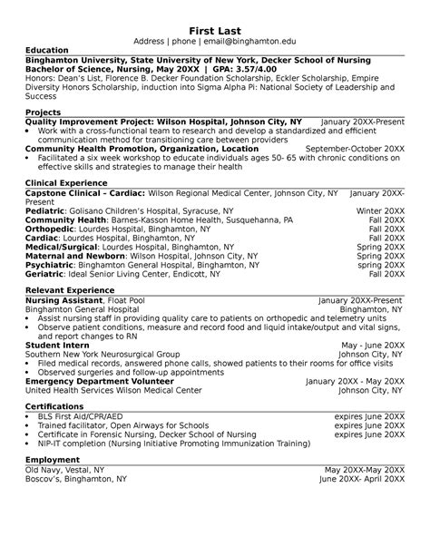 Binghamton Resume Template