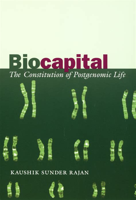 Biocapital The Constitution of Postgenomic Life PDF