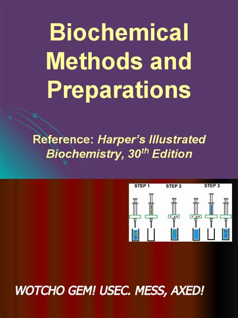 Biochemical Preparations Ebook Epub