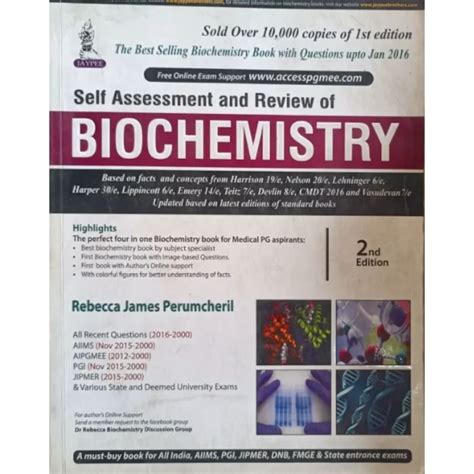 Biochemistry Through Questions Self Assessment and Review Books PDF