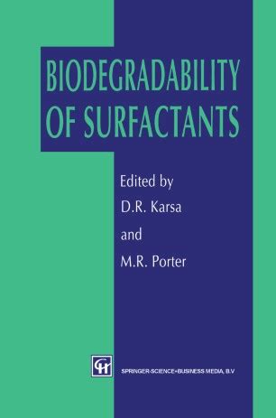 Biodegradability of Surfactants 1st Edition Kindle Editon