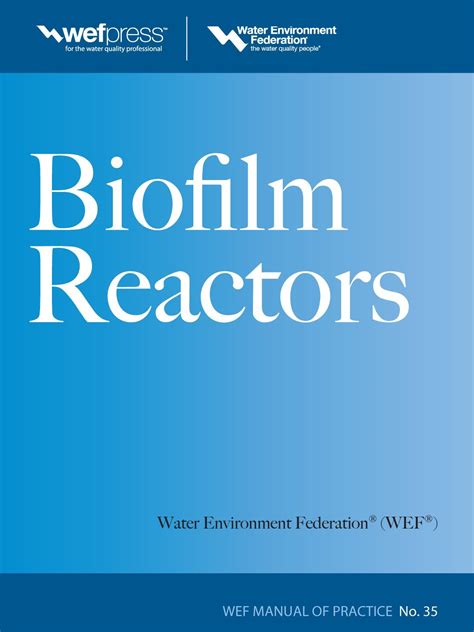 Biofilm Reactors WEF MOP 35 Water Resources and Environmental Engineering Series PDF