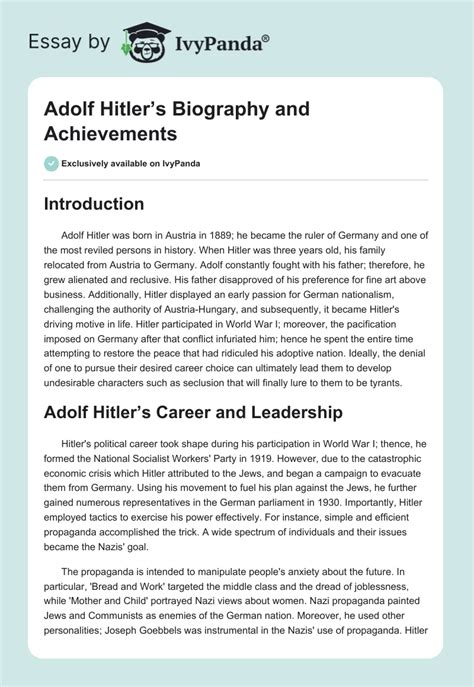 Biography and Achievements