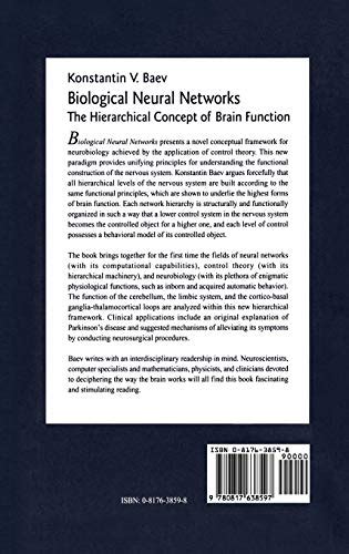 Biological Neural Networks The Hierarchical Concept of Brain Function 1st Edition Epub