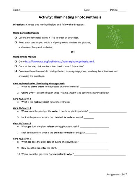 Biology 1 Photosynthesis Lab Answers Epub