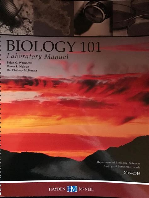 Biology 101 Laboratory Manual Answers Kindle Editon