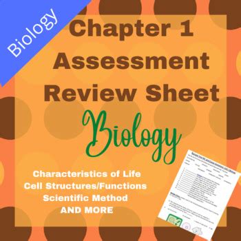 Biology Chapter 1 Assessment Answers PDF