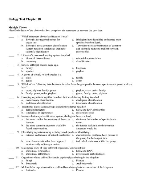 Biology Chapter 12 5 Workbook Answers Doc