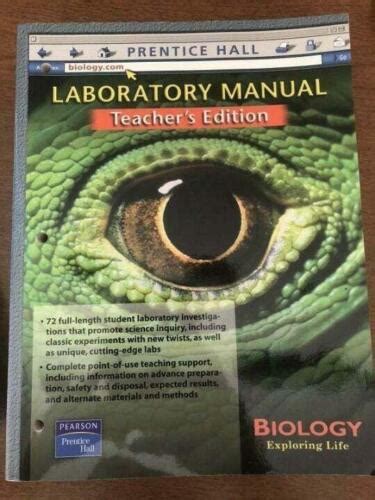 Biology Exploring Life Laboratory Manual Teacher s Edition Reader