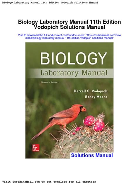 Biology Lab Manual 11th Edition Answers Epub