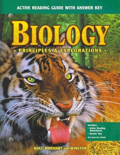 Biology Principles Explorations Answer Key Chapter 8 Kindle Editon