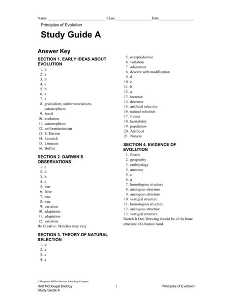 Biology Study Guide Answers Origin Of Life Kindle Editon