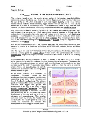 Biology The Human Menstrual Cycle Lab Answers Epub