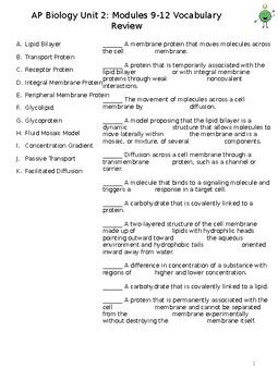 Biology Vocab Practice Answers Chapter 12 Kindle Editon