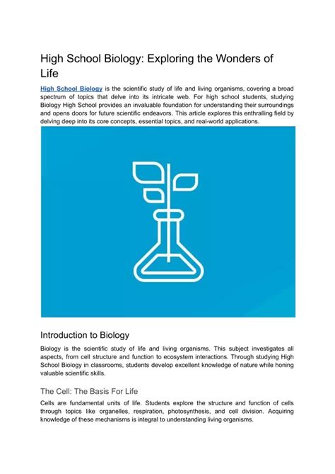 Biology by Campbell: Delving into the Wonders of Life