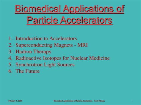 Biomedical Particle Accelerators Doc