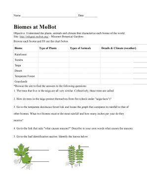 Biomes At Mobot Answer Key Reader