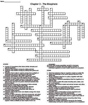 Biosphere Review For Answer Key Reader