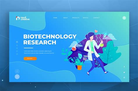 Biotechnology Website Templates