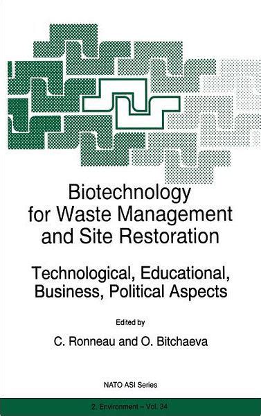 Biotechnology for Waste Management and Site Restoration Technological, Education, Business, Politica PDF