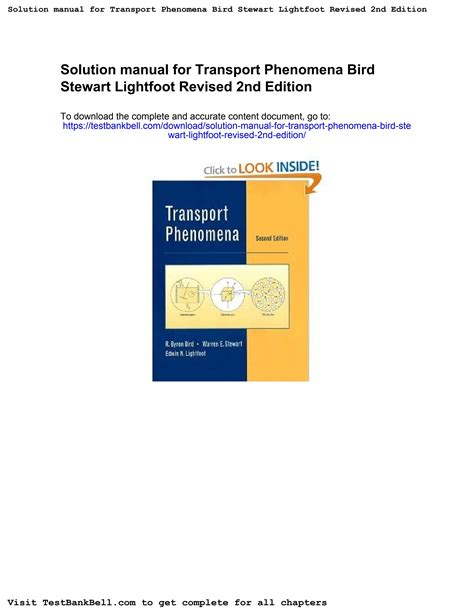 Bird Stewart Lightfoot Solutions Manual Epub