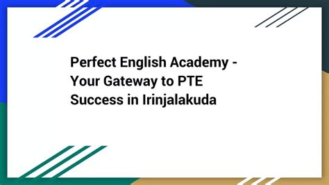 Birmingham Academy PTE Ltd.: Your Gateway to PTE Success