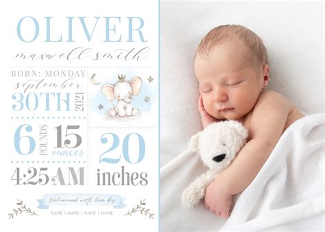 Birth Announcements Template