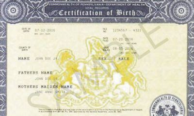 Birth Certificate Replacement PA: Everything You Need to Know