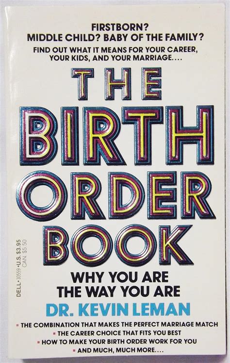 Birth Order Book Why You Are the Way You Are Kindle Editon