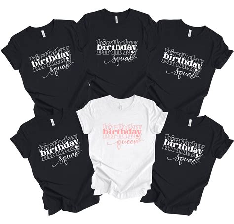 Birthday Group T-Shirts: The Perfect Way to Celebrate Your Special Day with Friends